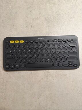 Logitech K380 Bluetooth Wireless Compact Travel Keyboard Black QWERTY